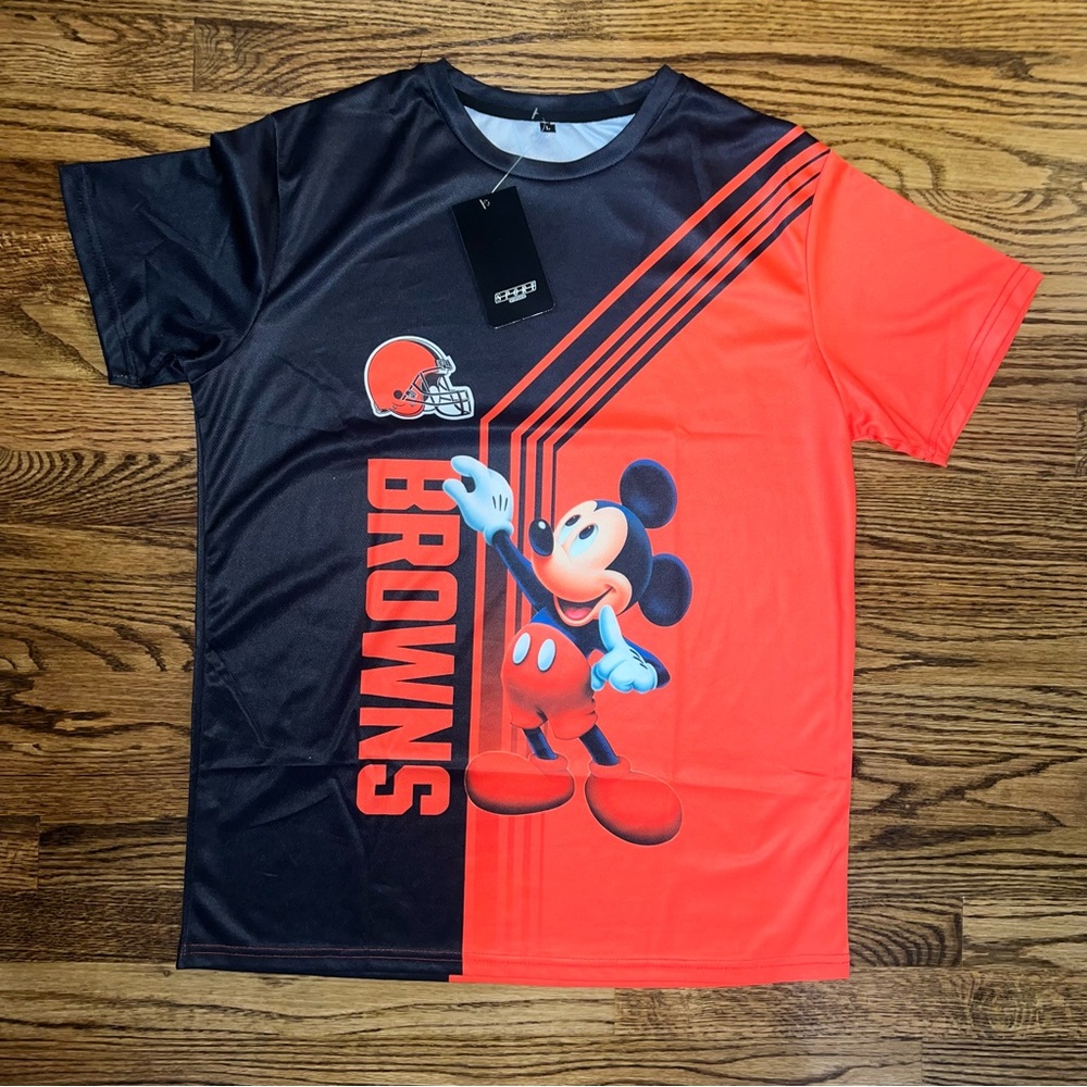 Cleveland Browns Mickey Mouse Shirt.